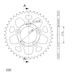 REAR ALU SPROCKET SUPERSPROX RAL-7090:43-BLK CRNI 43T, 530