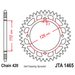 REAR ALU SPROCKET JT JTA 1465-47BLK 47T, 420 CRNI