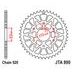 REAR ALU SPROCKET JT JTA 890-45BLK 45T CRNI