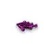 SCREWS PUIG ANODIZED 0364L VIOLET M6 X 20MM (6PCS)