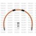 STANDARD FRONT BRAKE HOSE KIT VENHILL POWERHOSEPLUS SUZ-2009FB-OR (3 HOSES IN KIT) ORANGE HOSES, BLACK FITTINGS