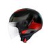 HELMET MT HELMETS STREET POKE MATT RED M