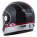 FULL FACE HELMET CASSIDA FIBRE JAWA SPORT BLACK/ SILVER/ RED XS