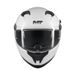 FULL FACE HELMET MT HELMETS BRAKER SV PURE A0 GLOSS S