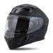 FULL FACE HELMET CASSIDA INTEGRAL 3.0 HACK MATT BLACK /BLUE XS