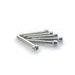 SCREWS PUIG ANODIZED 0370P SILVER M6 X 45MM (6PCS)