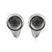 DUAL SLIP-ON EXHAUST GPR POWERCONE EVO D.109.PCEV BRUSHED STAINLESS STEEL