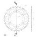 REAR ALU SPROCKET SUPERSPROX RAL-210:47-BLK CRNI 47T, 520