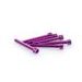 SCREWS PUIG ANODIZED 0421L VIOLET M6 X 50MM (6PCS)