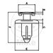 ROTATING PUSH RIVET JMT 10 PIECES