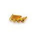 SCREWS PUIG ANODIZED 0610G YELLOW M5 X 25MM (6PCS)