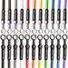 STANDARD FRONT BRAKE HOSE KIT VENHILL POWERHOSEPLUS HON-5008FS (3 HOSES IN KIT) CLEAR HOSES, STAINLESS STEEL FITTINGS