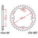 REAR ALU SPROCKET JT JTA 1857-37BLK 37T, 520 CRNI