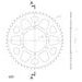 REAR ALU SPROCKET SUPERSPROX RAL-486:51-BLK CRNI 51T, 520