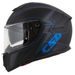 FULL FACE HELMET CASSIDA INTEGRAL GT 2.1 FLASH MATT BLACK/ METALLIC BLUE/ DARK GREY L