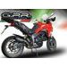 SLIP-ON EXHAUST GPR NEW GRAND PRIX EVO POPPY E5.D.139.GPAN.PO CARBON LOOK INCLUDING REMOVABLE DB KILLER AND LINK PIPE