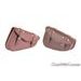 LEATHER SADDLEBAG CUSTOMACCES DETROIT APD001T BROWN PAIR