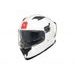 FULL FACE HELMET MT HELMETS BRAKER SV SOLID A0 GLOSS PEARL WHITE XL