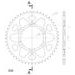 REAR ALU SPROCKET SUPERSPROX RAL-479:49-BLK CRNI 49T, 530