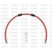 STANDARD FRONT BRAKE HOSE KIT VENHILL POWERHOSEPLUS SUZ-2009F-RD (3 HOSES IN KIT) RED HOSES, CHROMED FITTINGS