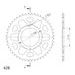 REAR ALU SPROCKET SUPERSPROX RAL-1844:48-RED CRVEN 48T, 428