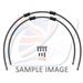 RACE FRONT BRAKE HOSE KIT VENHILL POWERHOSEPLUS HON-7018FB-BK (2 HOSES IN KIT) BLACK HOSES, BLACK FITTINGS