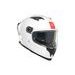 FULL FACE HELMET MT HELMETS BRAKER SV SOLID A0 GLOSS PEARL WHITE S