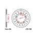 REAR ALU SPROCKET JT JTA 746-47BLK 47T, 520 CRNI