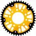 CHAIN KIT EK - ZLAT CHAIN 525 ZVX, X-RING (X, NX, QX, XS), CHK FRONT SPROCKET JT CHK RUBBER CUSHIONED, CHK REAR SPROCKET SUPERSPROX STEALTH FOR HONDA XRV 750 AFRICA TWIN 1993-2003