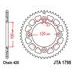 REAR ALU SPROCKET JT JTA 1798-47BLK 47)T, NT((420 CRNI