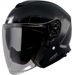 JET HELMET AXXIS MIRAGE SV ABS SOLID BLACK MATT XS