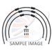RACE FRONT BRAKE HOSE KIT VENHILL POWERHOSEPLUS HON-6041FB-BK (2 HOSES IN KIT) BLACK HOSES, BLACK FITTINGS