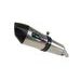 SLIP-ON EXHAUST GPR GPE ANN. BM.108.RACE.GPAN.TO BRUSHED TITANIUM INCLUDING LINK PIPE