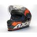 FULL FACE HELMET AXXIS EAGLE SV DIAGON D4 MATT ORANGE XS