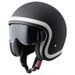 JET HELMET GMS RIDE ZG11702 MATT BLACK-WHITE 2XL