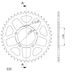 REAR ALU SPROCKET SUPERSPROX RAL-2698:44-BLK CRNI 44T, 520