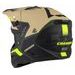 MOTOCROSS HELMET CASSIDA CROSS CUP 2 NAPA SAND/ GREEN/ YELLOW FLUO/ BLACK MATT M