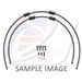 CROSSOVER FRONT BRAKE HOSE KIT VENHILL POWERHOSEPLUS YAM-6027FB-CB (2 HOSES IN KIT) CARBON HOSES, BLACK FITTINGS