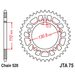 REAR ALU SPROCKET JT JTA 75-45BLK 45T, 520 CRNI