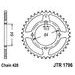 CHAIN KIT EK - SILVER CHAIN 428 SRO, O-RING, CHK FRONT SPROCKET JT, CHK REAR SPROCKET JT FOR SUZUKI RV 125 VAN VAN 2003-2006