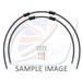 RACE FRONT BRAKE HOSE KIT VENHILL POWERHOSEPLUS KAW-6023FS-BK (2 HOSES IN KIT) BLACK HOSES, STAINLESS STEEL FITTINGS