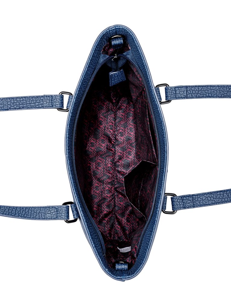VUCH Neela Blue.

Elegantna izvedba z zunanjim žepom brez zapiranja
Torba s trdnim dnom, zaščitenim s 4 kovinskimi nogicami
Glavno zapiranje na zadrgo
Vključen crossbody pas
 Shape of Diamond
Bodite elegantni in edinstveni s Shape of Diamond! 
Trenutno si ogledujete dragulje in diamante našega portfelja.