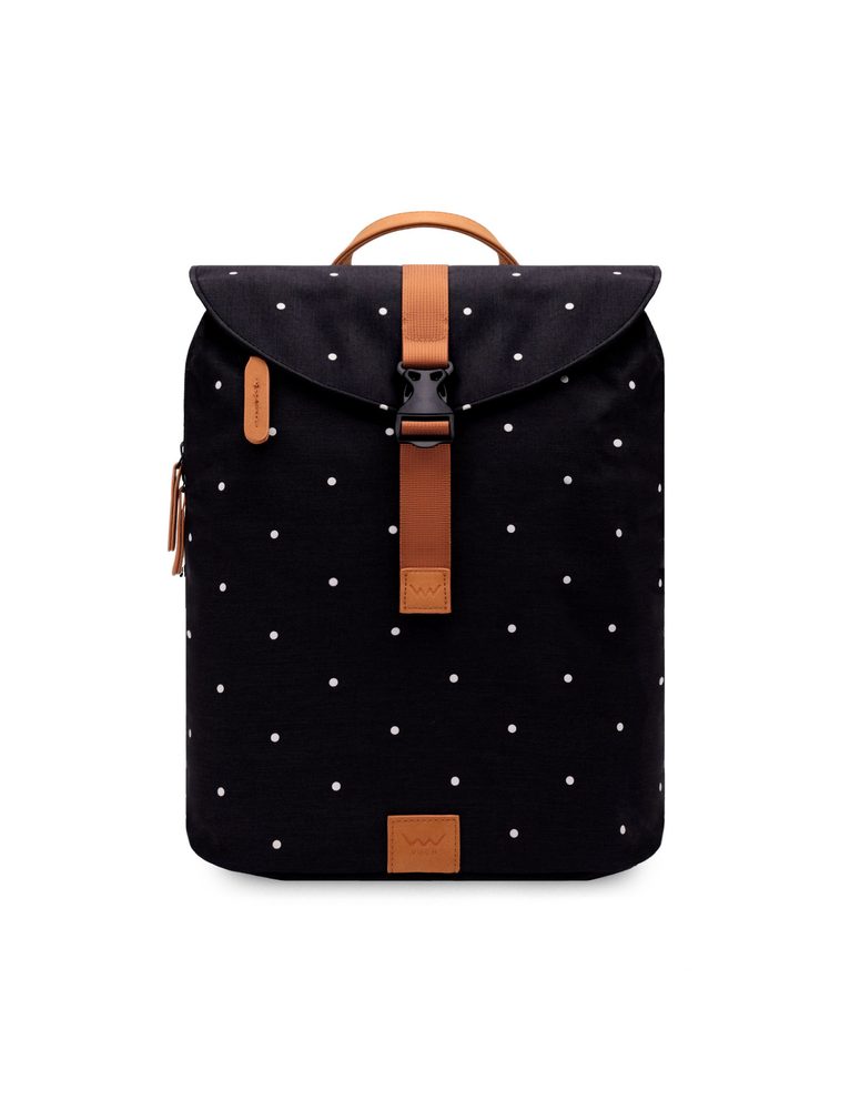 VUCH Corbin Dotty Black.

Glavno zapenjanje z zadrgo in paščkom
Dva zunanja žepa z zadrgo
Notranji žep na zadrgo in dva predala za drobnarije
Nastavljive naramnice

  TechniC
Kolekcija, ki sta jo navdihnila mesto in narava!
Na prestolu priljubljenosti že nekaj časa kraljujeta nahrbtnika Mellor in Noel, iz njunih lastnosti pa je nastalo kar nekaj velikih naslednikov.