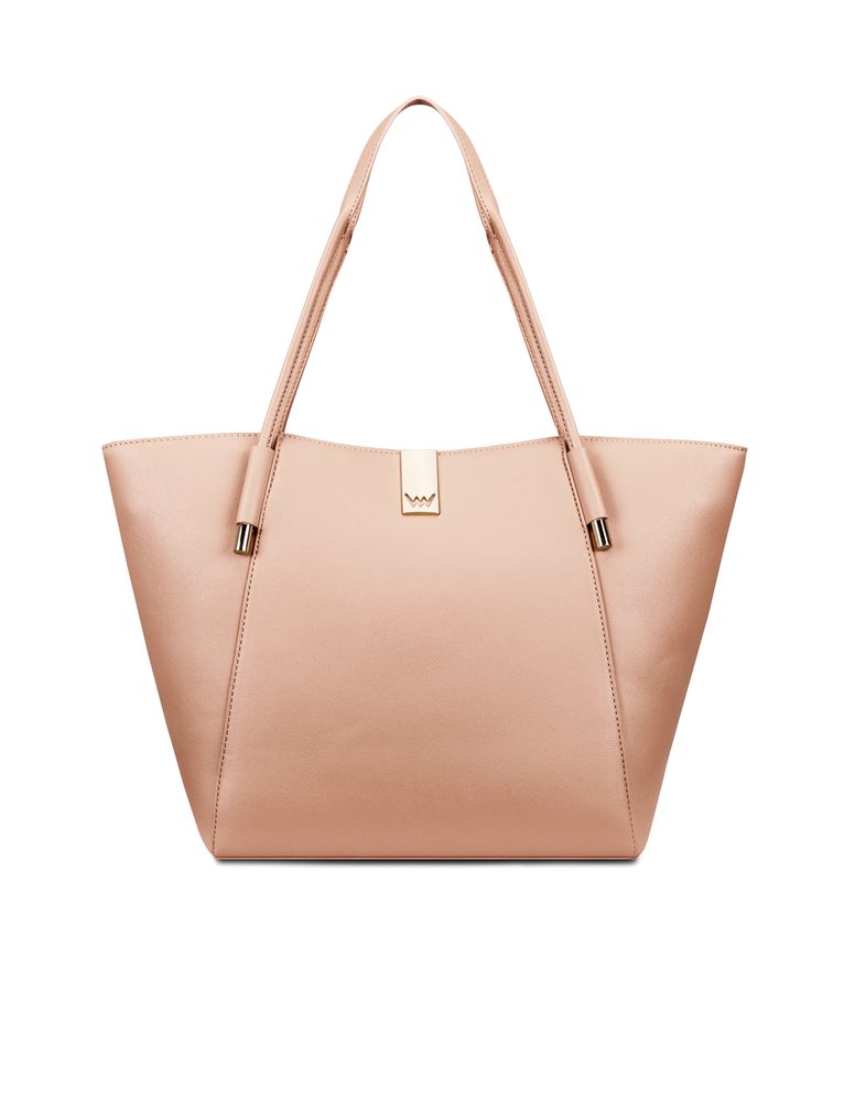 VUCH Laurie Simply Cappucion.

Velika torba s trdnim dnom
Popolnoma se zapira z zadrgo, zato ni primerna za radovedneže
Dolgi udobni ročaji za podlaket in ramo
 SimplyV 
Enostavno Vuch!
Brezčasna, minimalistična in elegantna.