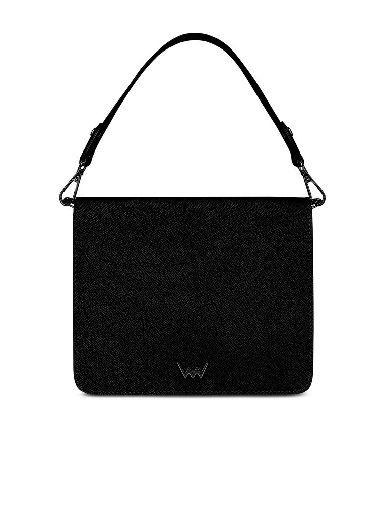 VUCH Elvira Black.

Zapiranje torbice z magnetom
Notranji prostor razdeljen na dva dela
Vključen crossbody pas
Dva načina nošenja
 Torbice za v roke
Razmišljaš o nakupu torbice za v roke, ki je ne boš več izpustil iz rok?