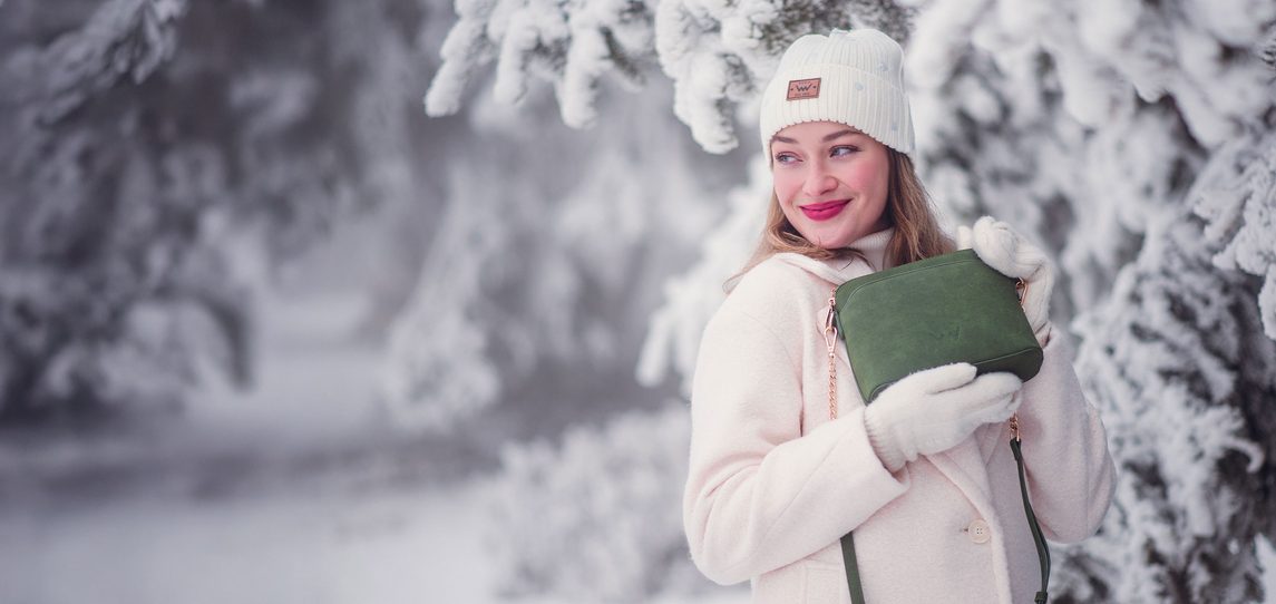 Fossy Mini Suede Green