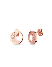 Rose Gold Moon Uhani