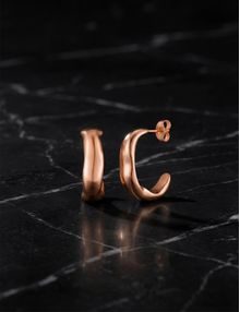 Uhani Fleurette Rosegold