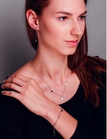 Uhani Feliya Silver