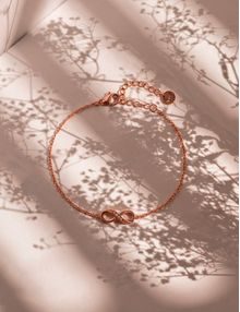 Uhani Fleurette Rosegold